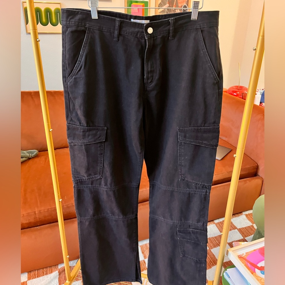 Zara black cargo pants
